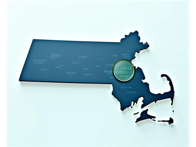 Map of Massachusetts with crypto tax implications highlighted.