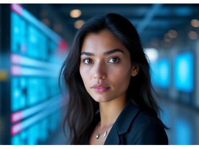 Portrait of Dr. Anika Sharma, Head of Quantitative Analysis