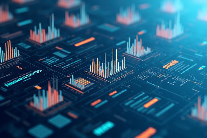 Digital interface displaying various crypto project data points and research metrics