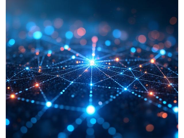 Abstract render of interconnected digital nodes and glowing pathways, symbolizing emerging blockchain technologies like Web3, Metaverse, Layer 2, and cross-chain solutions, suggesting innovation and future growth.