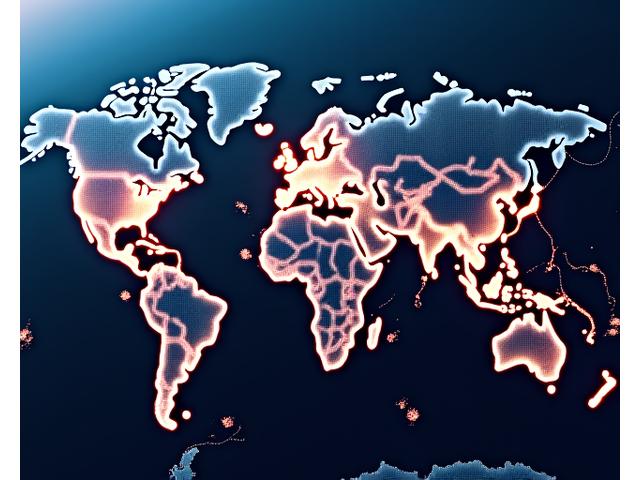 A world map overlaid with glowing nodes and lines, representing global cryptocurrency regulatory hotspots and legislative developments, illustrating interconnectedness and impact zones.