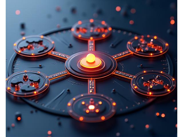 A sophisticated diagram illustrating NFT investment strategies, with interconnected elements representing risk assessment, portfolio diversification, and market analysis.