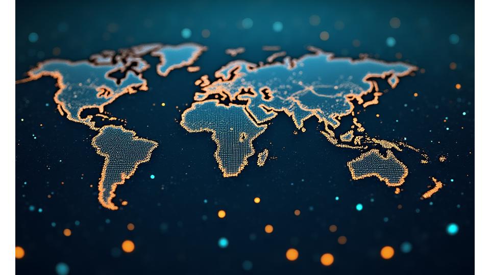 Complex network visualization showing large institutional cryptocurrency transactions and their impact.