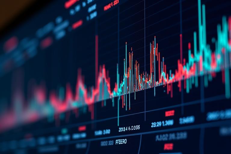 Timeline interface with overlapping performance visualization charts for historical crypto backtesting