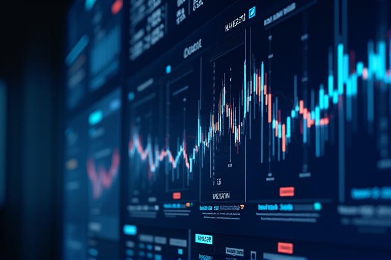 Scenario selection interface with comparison tools and outcome visualizations for crypto investment planning